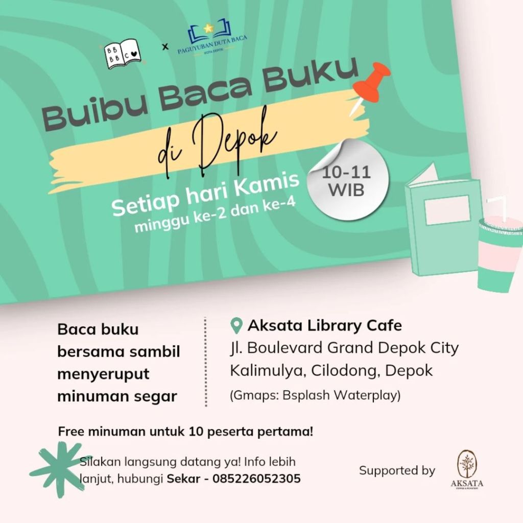 Buibu Baca Buku di&nbsp;Depok