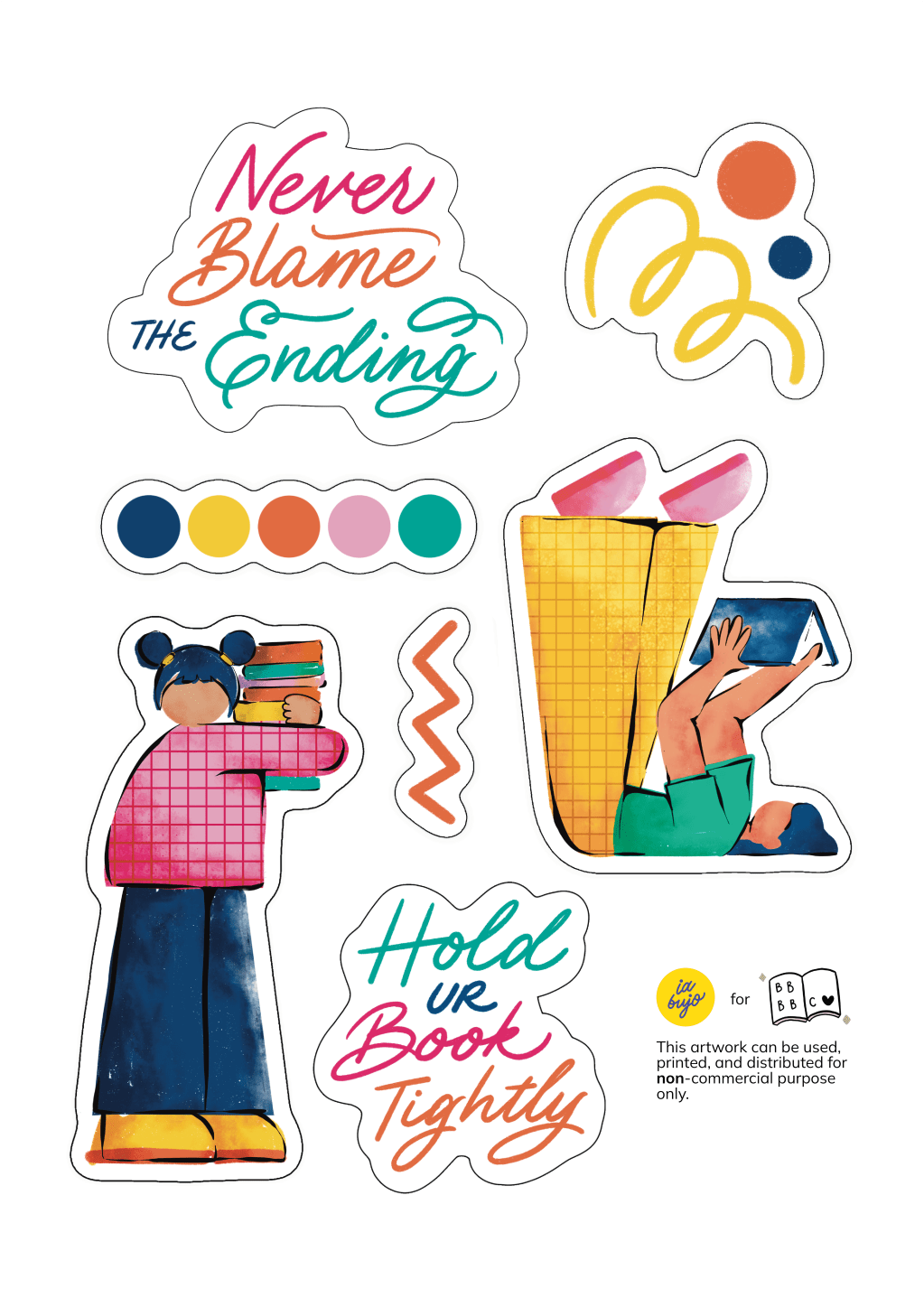 2026 Freebies: Sticker Sheet, Bookmark, and Phone Wallpaper