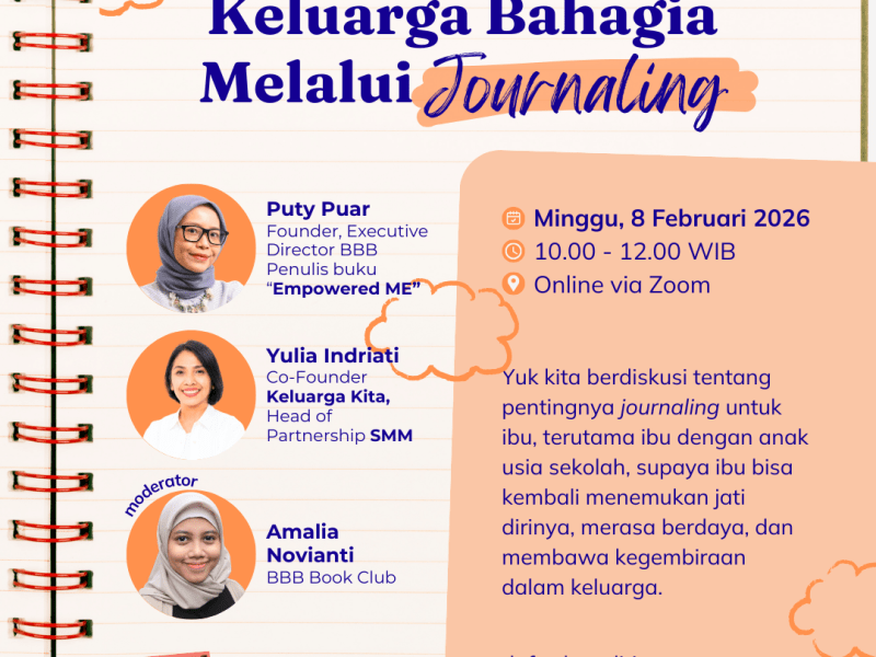 Journaling untuk Ibu: Ruang Bernapas Agar Tak&nbsp;Burnout