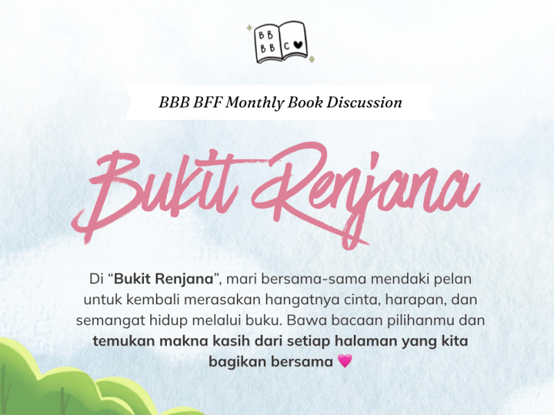 Bukit Renjana dan Buku-buku yang Penuh Cinta dan&nbsp;Harapan